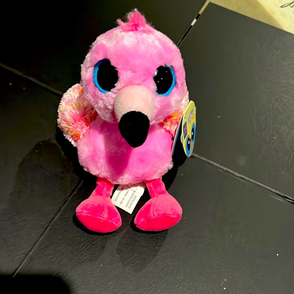 One YOO-HOO & friends bird. Pink fuzzy